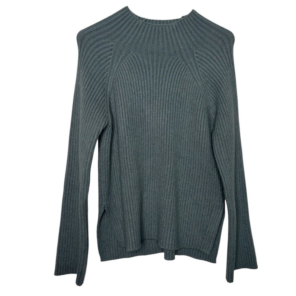 A New Day Blue Gray Ribbed Crewneck Sweater Size XS